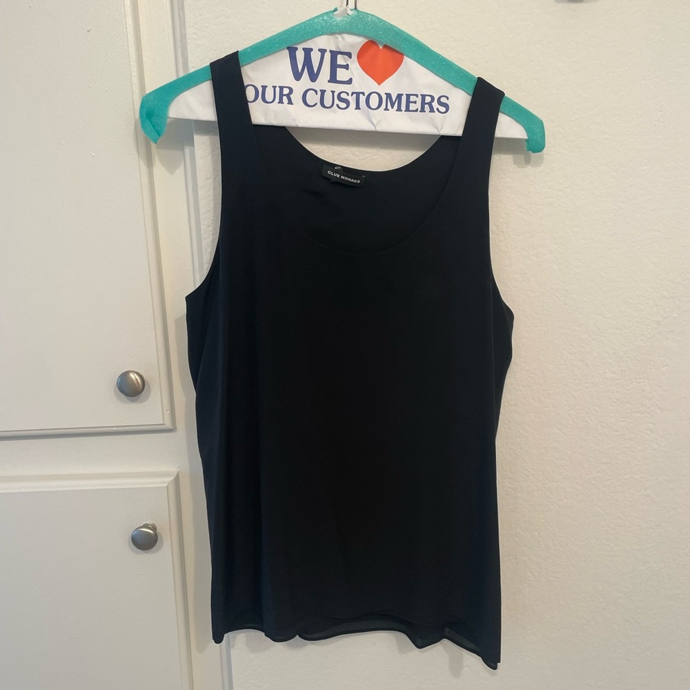 Club Monaco Silk Tank 🖤